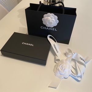 Chanel shopping bag and box